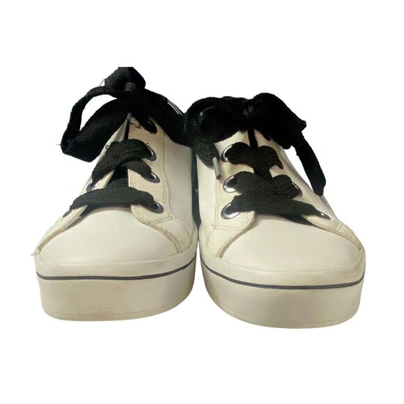 SKECHERS Women Hi Lite Lace Up Sneakers Size 8 White Y2K Casual Everyday S-7 - Picture 2 of 9